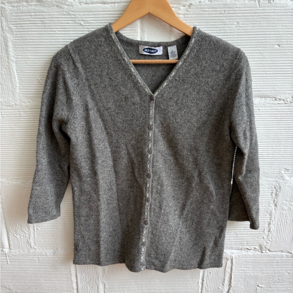 Lambswool v-neck cardigan